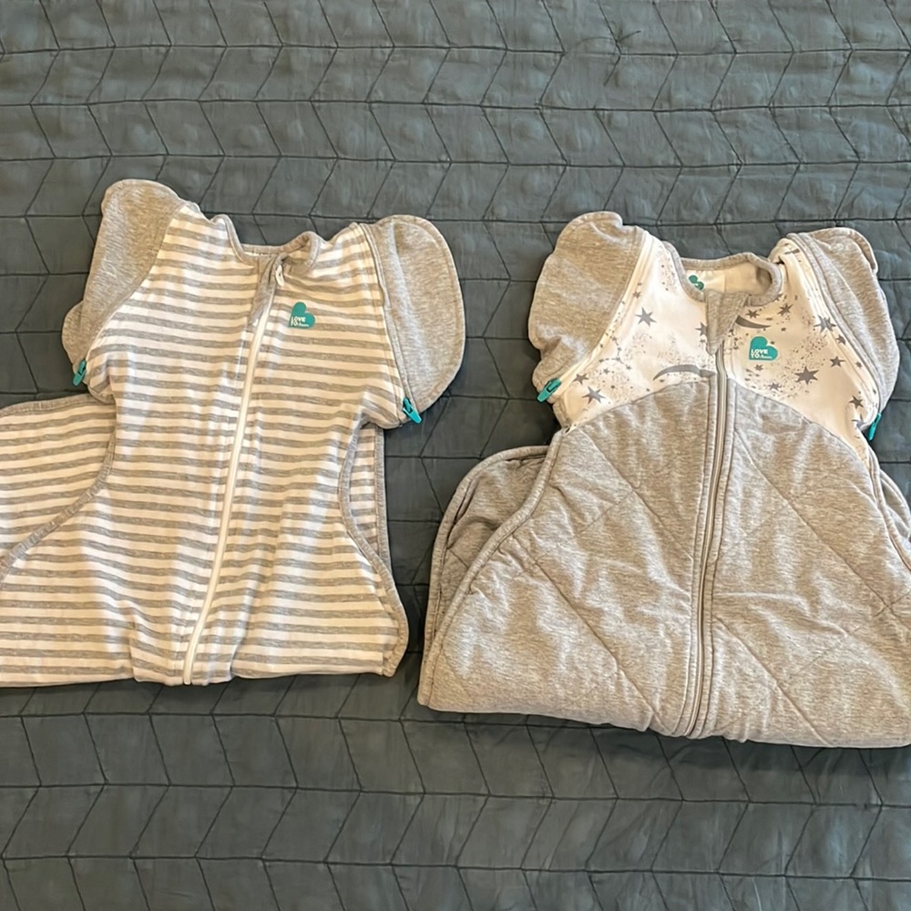 2 Swaddles- Love To Dream Swaddle Up LOT- Size Medium